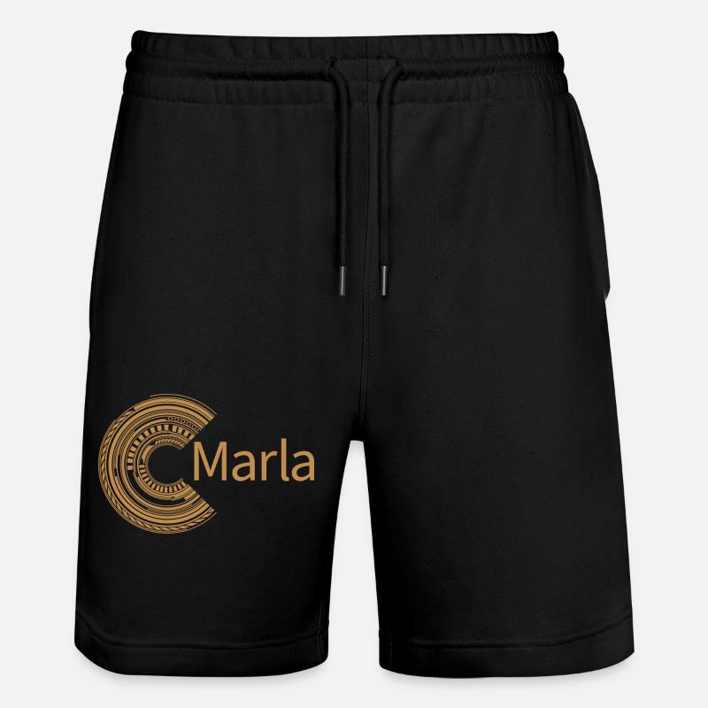 For Marla - Stanley/Stella Trainer Unisex Organic Jogging Shorts - black
