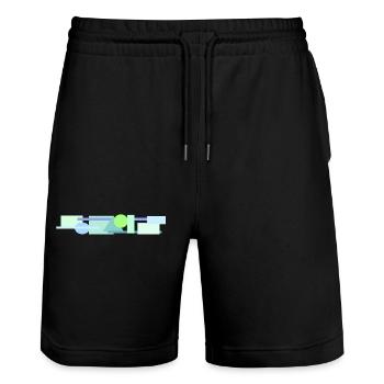 Forme - Short de jogging bio TRAINER Stanley/Stella unisexe - noir - Devant - Nik (191cm) & Marisol (170cm)
