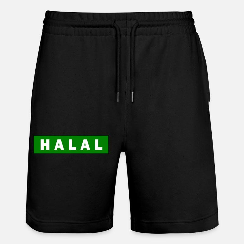 Halal - Short de jogging bio TRAINER Stanley/Stella unisexe - noir