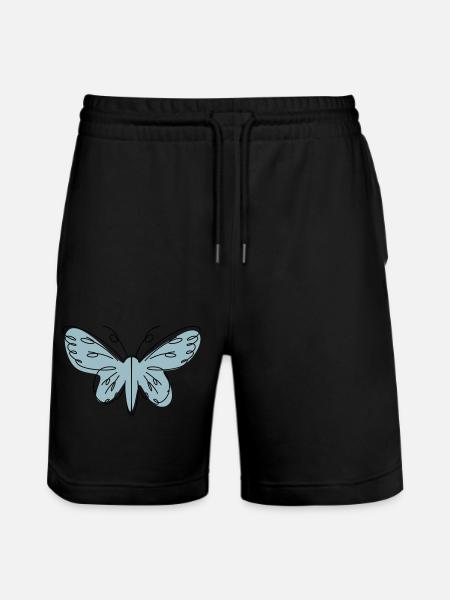 Papillon de conception abstraite - Short de jogging bio TRAINER Stanley/Stella unisexe - noir