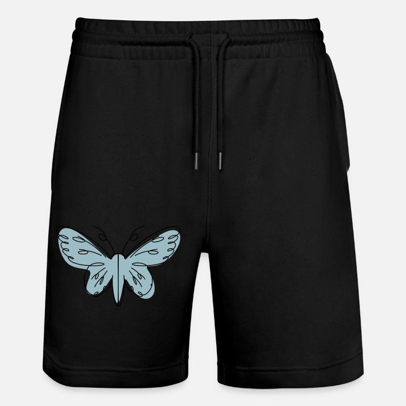 Papillon de conception abstraite - Short de jogging bio TRAINER Stanley/Stella unisexe - noir
