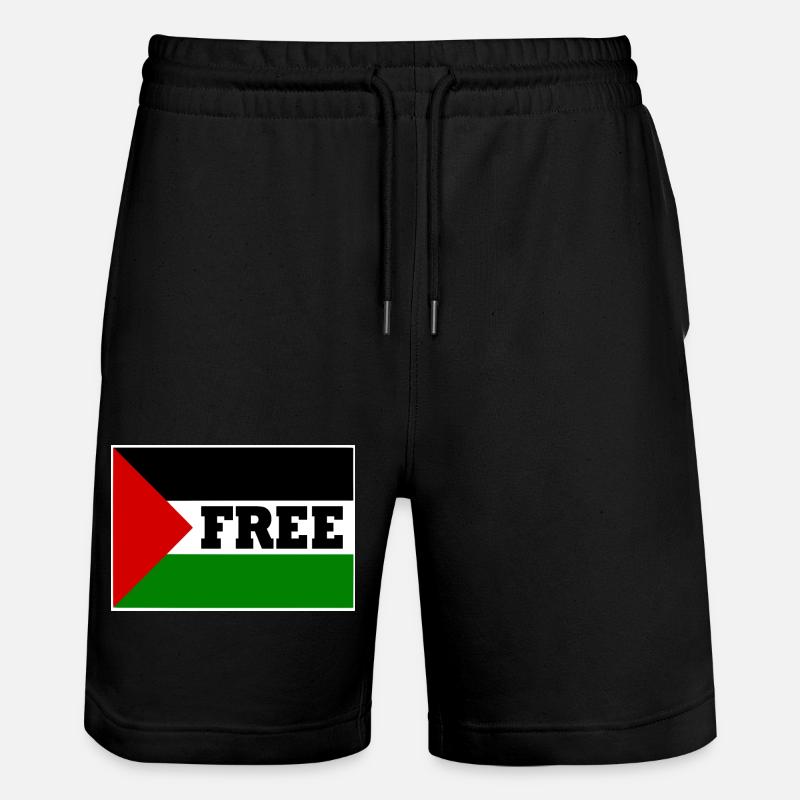 Free palestine - Short de jogging bio TRAINER Stanley/Stella unisexe - noir