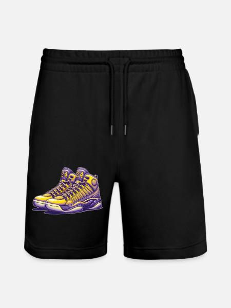 Basketballspieler - Stanley/Stella Unisex Bio Joggingshorts Trainer  - Schwarz