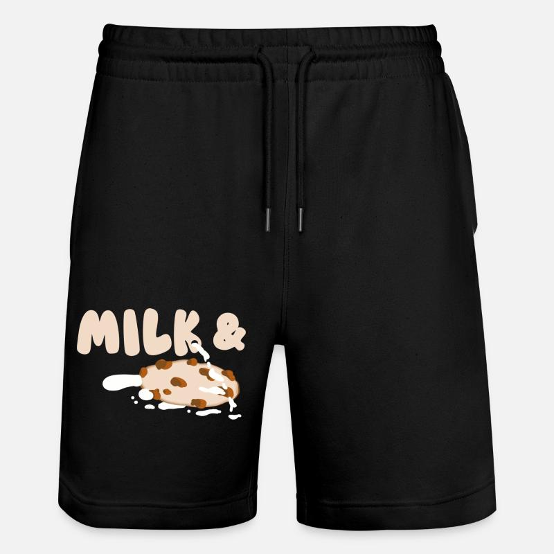 Lait et biscuits - Short de jogging bio TRAINER Stanley/Stella unisexe - noir