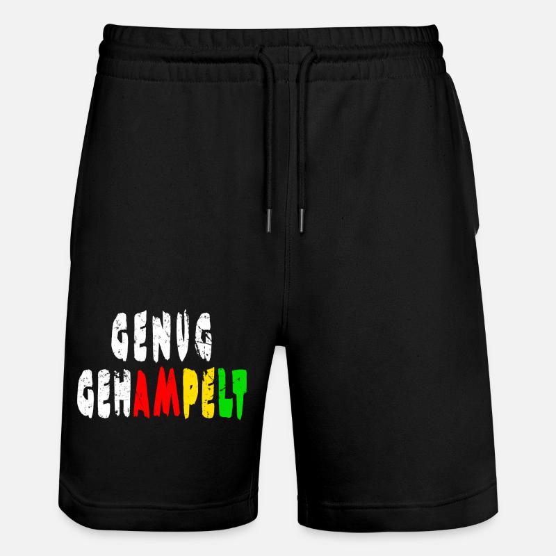 Hampel Ampel Protest - Stanley/Stella Unisex Bio Joggingshorts Trainer  - Schwarz