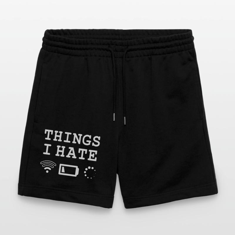 Things I hate Stanley/Stella Trainer Unisex Organic Jogging Shorts