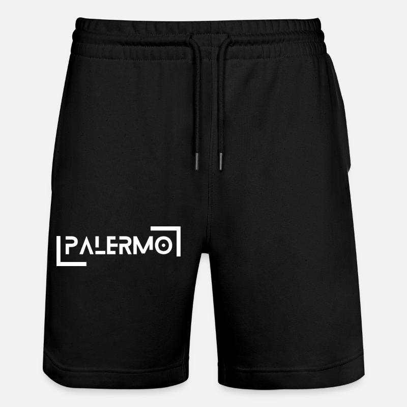 Palermo - Stanley/Stella Unisex Bio Joggingshorts Trainer  - Schwarz