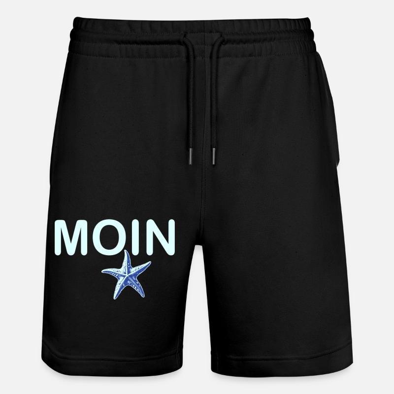 Bonjour avec Starfish - Short de jogging bio TRAINER Stanley/Stella unisexe - noir