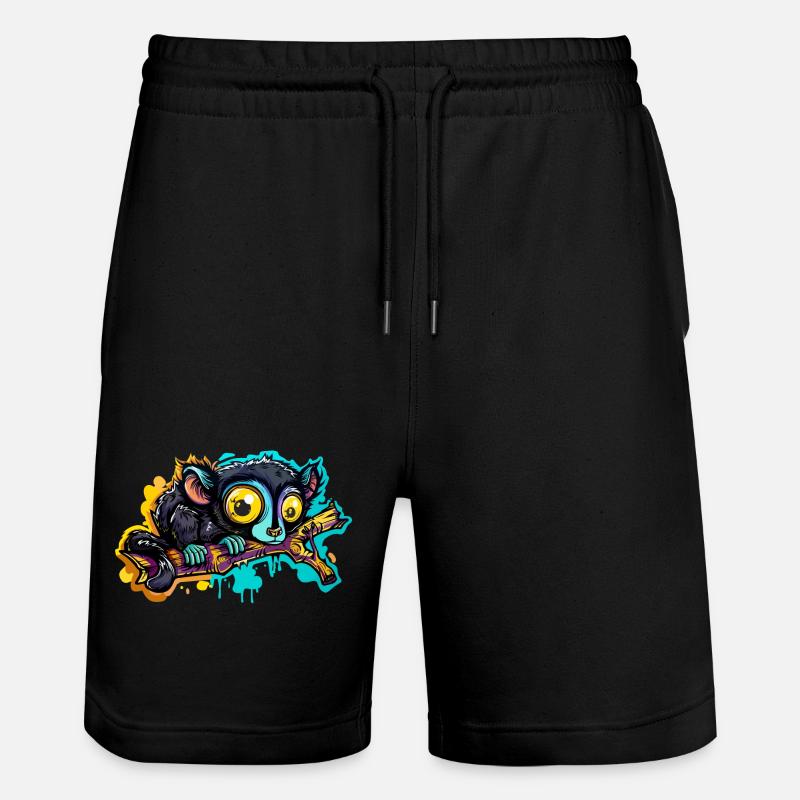 Lémurien noir - Short de jogging bio TRAINER Stanley/Stella unisexe - noir