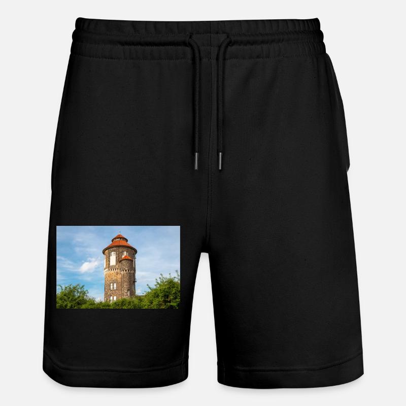 Wasserturm Bahnwasserturm Osnabrück - Stanley/Stella Unisex Bio Joggingshorts Trainer  - Schwarz