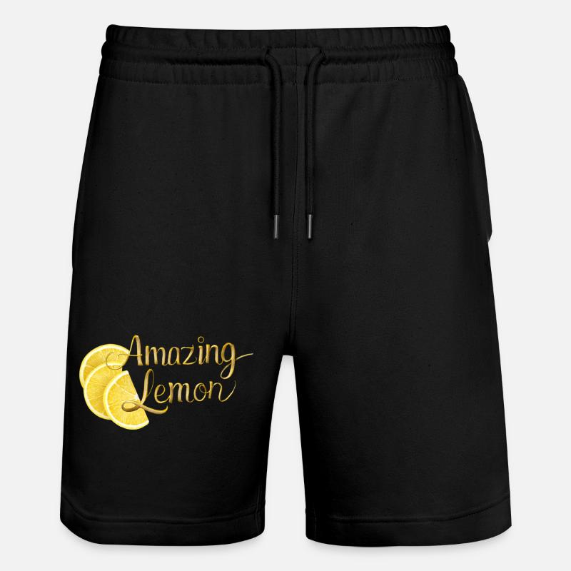 Citron incroyable - Short de jogging bio TRAINER Stanley/Stella unisexe - noir