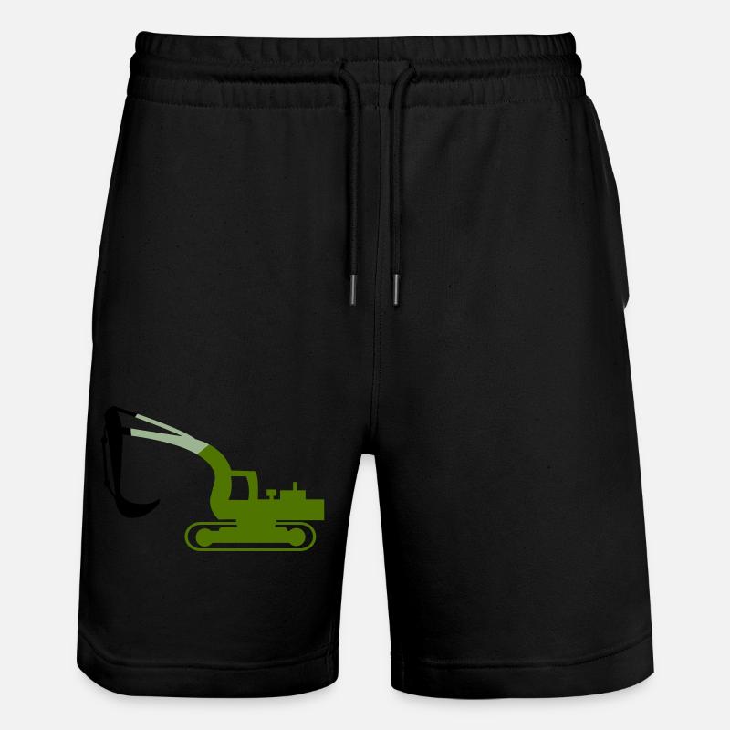 excavatrice - Short de jogging bio TRAINER Stanley/Stella unisexe - noir