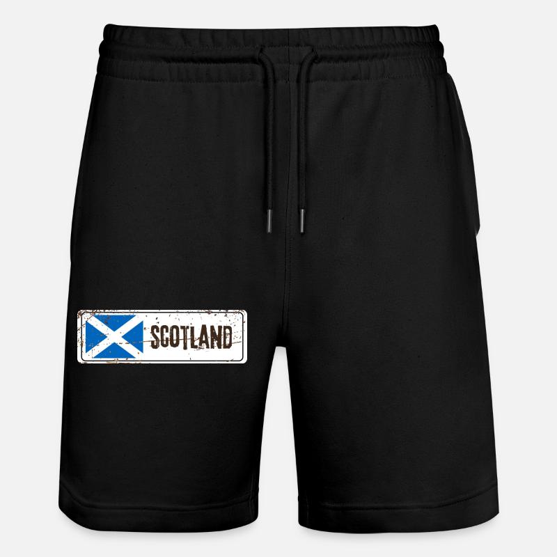 Drapeau de l’Écosse - Short de jogging bio TRAINER Stanley/Stella unisexe - noir
