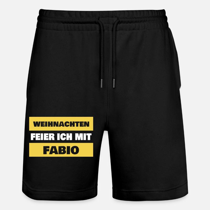 Fabio - Short de jogging bio TRAINER Stanley/Stella unisexe - noir