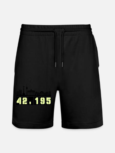 Berlin Skyline Marathon - Stanley/Stella Trainer Unisex Organic Jogging Shorts - black