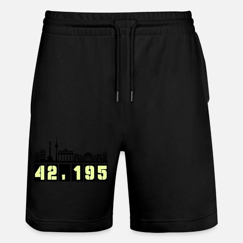 Berlin Skyline Marathon - Short de jogging bio TRAINER Stanley/Stella unisexe - noir