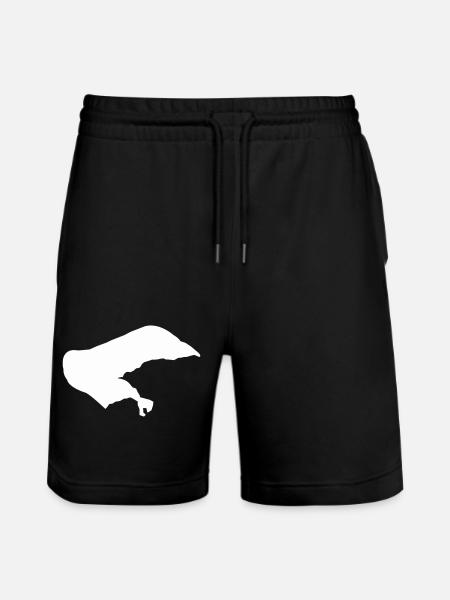 Borkum Island - Stanley/Stella Trainer Unisex Organic Jogging Shorts - black