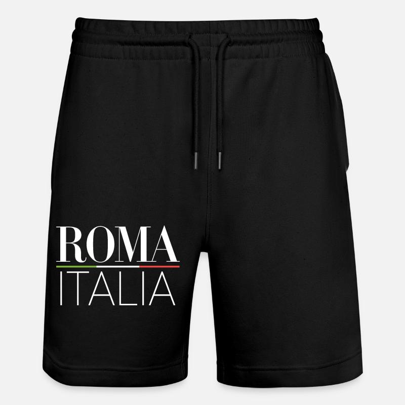 Roma - Italia - Short de jogging bio TRAINER Stanley/Stella unisexe - noir