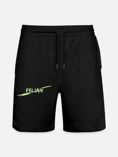 Félin Félin - Short de jogging bio TRAINER Stanley/Stella unisexe - noir