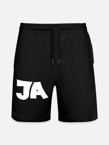 YES - Stanley/Stella Trainer Unisex Organic Jogging Shorts - black