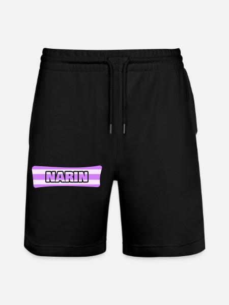 Narin - Stanley/Stella Unisex Bio Joggingshorts Trainer - Schwarz