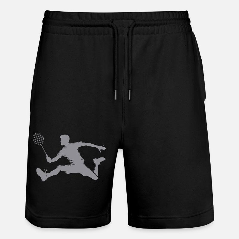 Joueurs de badminton - Short de jogging bio TRAINER Stanley/Stella unisexe - noir