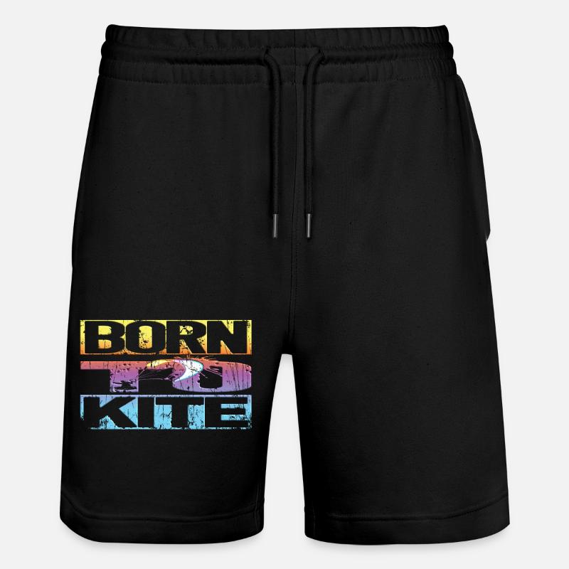 Kitesurf rétro - Short de jogging bio TRAINER Stanley/Stella unisexe - noir