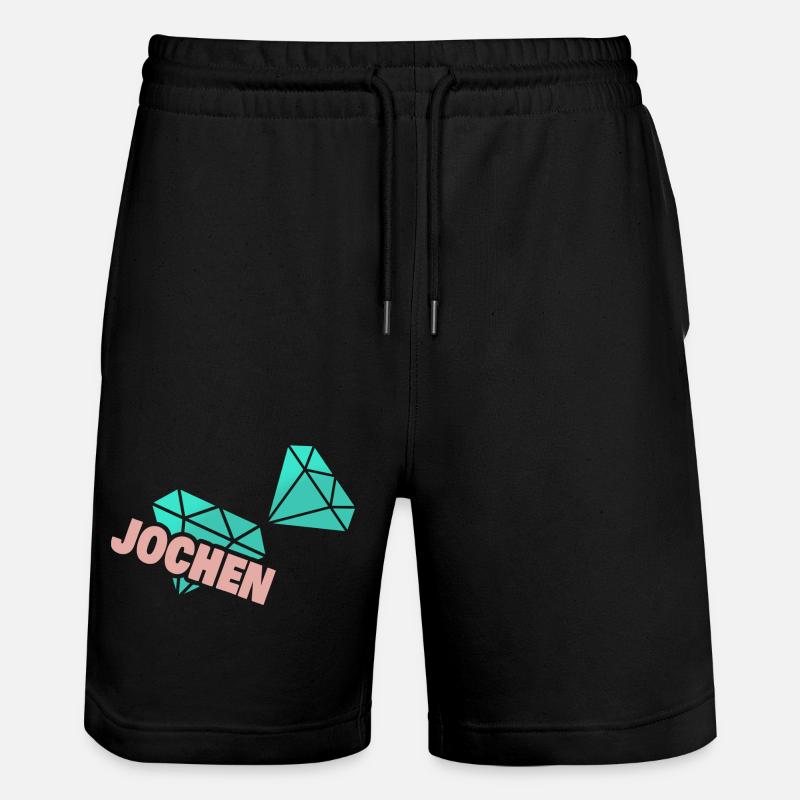 Jochen as a dad - Stanley/Stella Trainer Unisex Organic Jogging Shorts - black