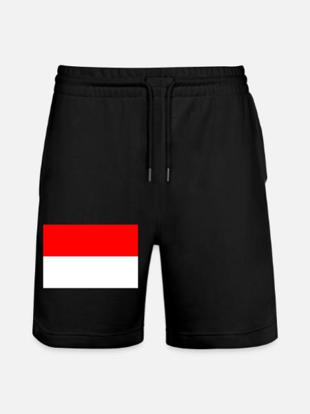 Indonesien - Stanley/Stella Unisex Bio Joggingshorts Trainer  - Schwarz