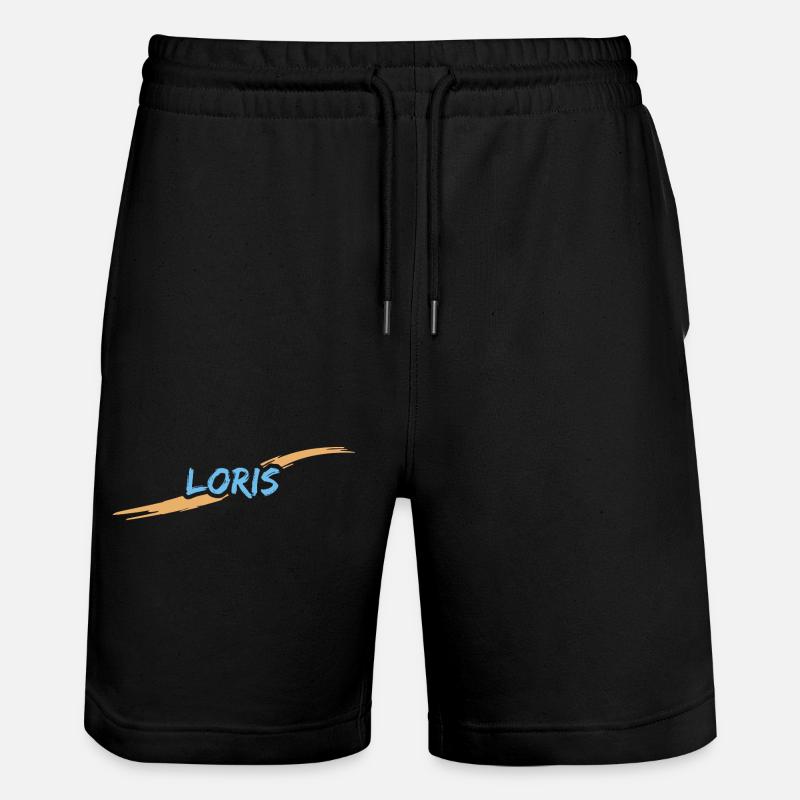 Loris Loris - Stanley/Stella Trainer Unisex Organic Jogging Shorts - black