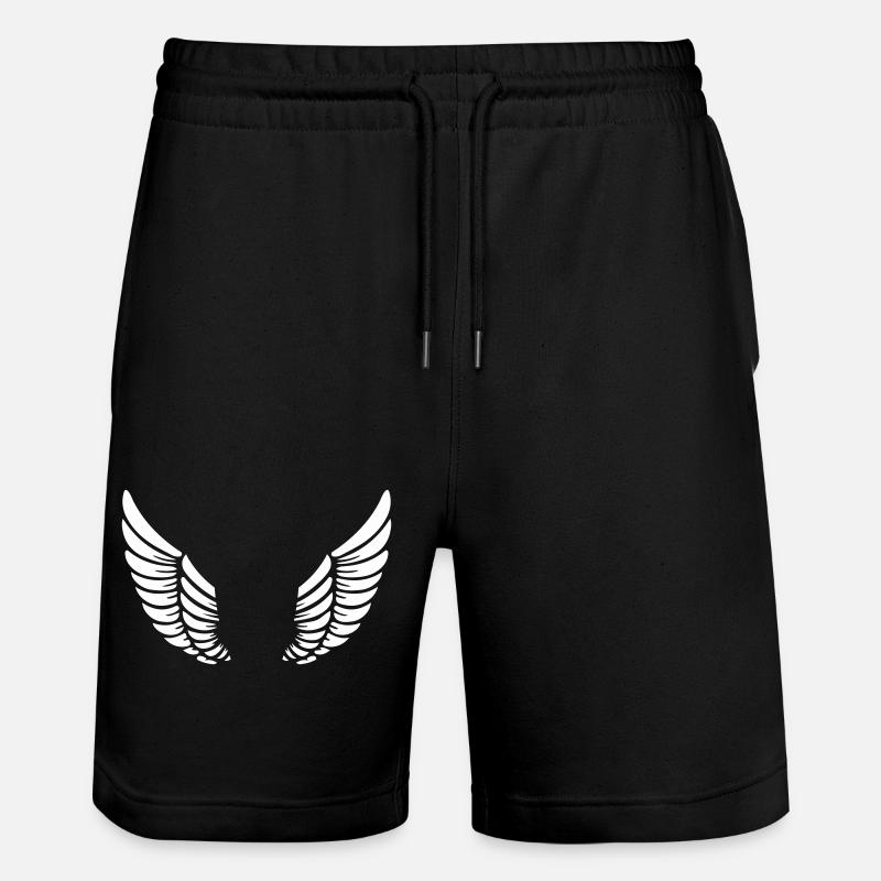 wing - Stanley/Stella Trainer Unisex Organic Jogging Shorts - black