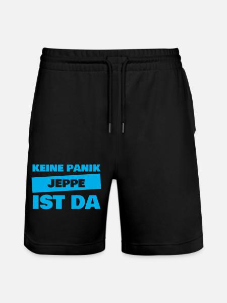 Gift for Jeppe - Stanley/Stella Trainer Unisex Organic Jogging Shorts - black