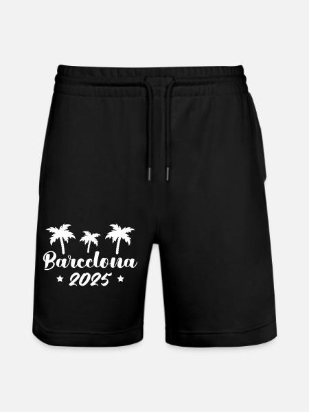Barcelone 2025 - Short de jogging bio TRAINER Stanley/Stella unisexe - noir