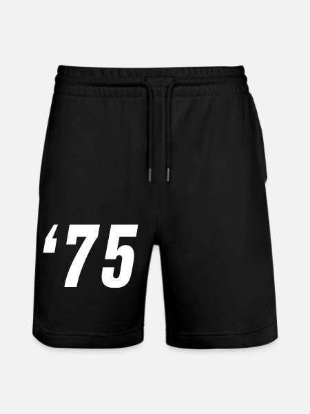 1975 - Stanley/Stella Unisex Bio Joggingshorts Trainer  - Schwarz