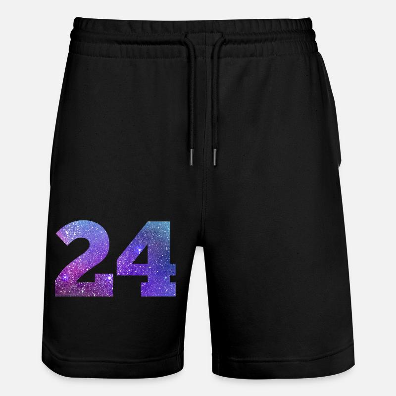 Numéro 24 galaxie - Short de jogging bio TRAINER Stanley/Stella unisexe - noir