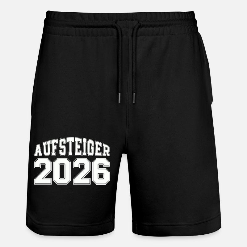 aufsteiger 2026 - Stanley/Stella Unisex Bio Joggingshorts Trainer  - Schwarz