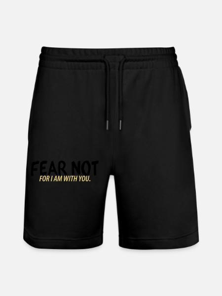 Fear not - Stanley/Stella Unisex Bio Joggingshorts Trainer - Schwarz