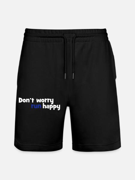 run - Stanley/Stella Trainer Unisex Organic Jogging Shorts - black