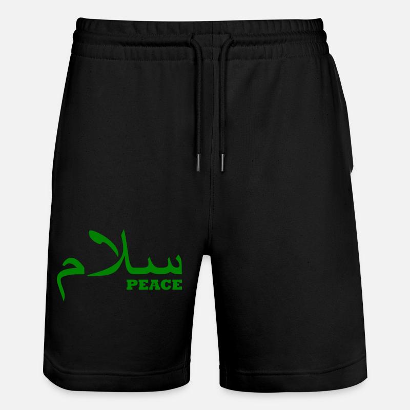 paix - Short de jogging bio TRAINER Stanley/Stella unisexe - noir