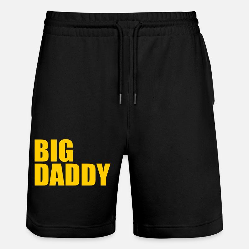 BIG DADDY - Stanley/Stella Unisex Bio Joggingshorts Trainer  - Schwarz