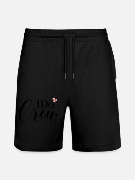 I Do Crew - Stanley/Stella Unisex Bio Joggingshorts Trainer - Schwarz