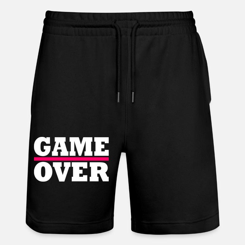 Game over - Stanley/Stella Unisex Bio Joggingshorts Trainer  - Schwarz
