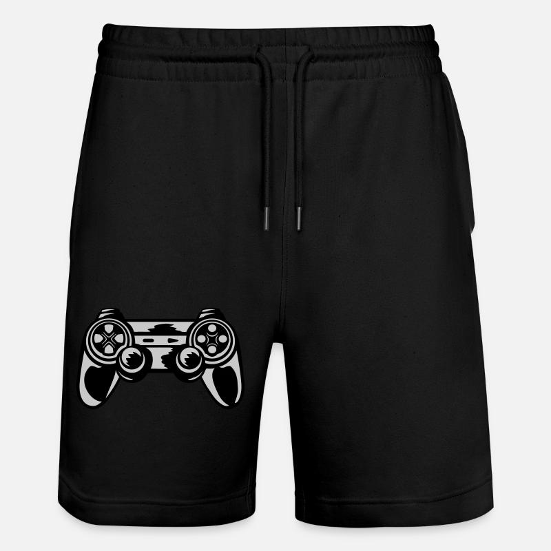 Console Retro Controller Gamer - Short de jogging bio TRAINER Stanley/Stella unisexe - noir