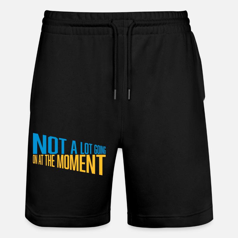 Not much going on - Stanley/Stella Unisex Bio Joggingshorts Trainer  - Schwarz