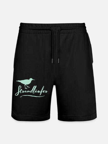 Strandläufer - Stanley/Stella Unisex Bio Joggingshorts Trainer - Schwarz