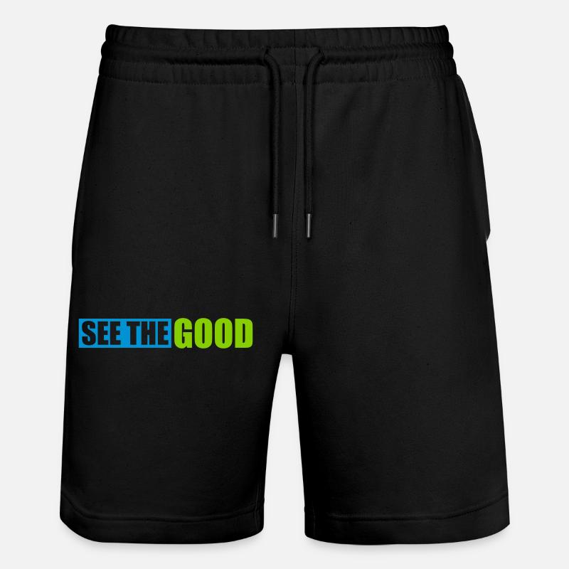 voir la bonne citation - Short de jogging bio TRAINER Stanley/Stella unisexe - noir