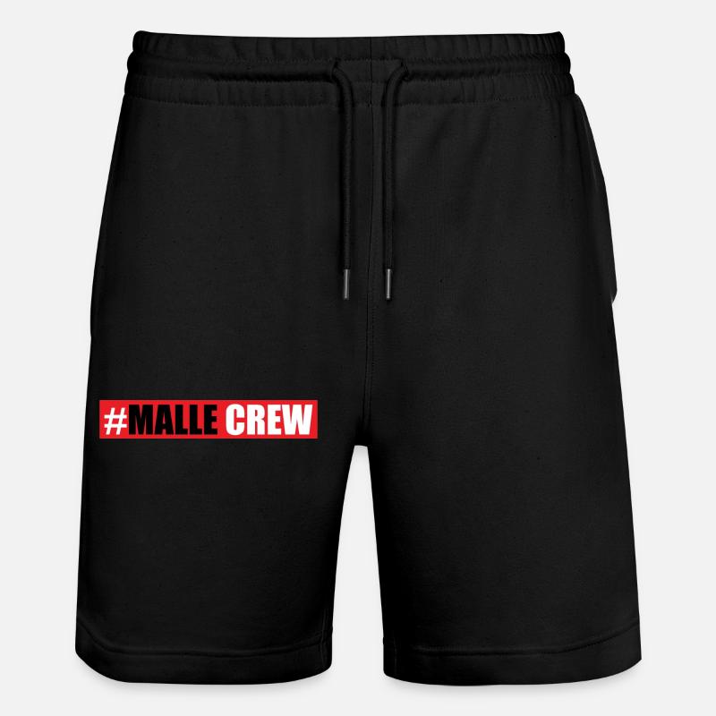 Équipage Malle - Short de jogging bio TRAINER Stanley/Stella unisexe - noir