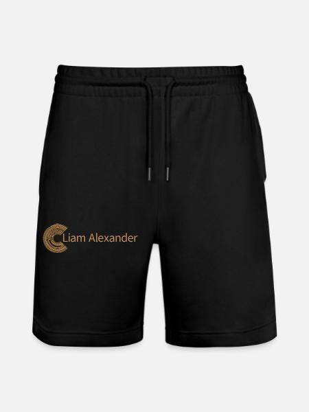 For Liam Alexander - Stanley/Stella Trainer Unisex Organic Jogging Shorts - black