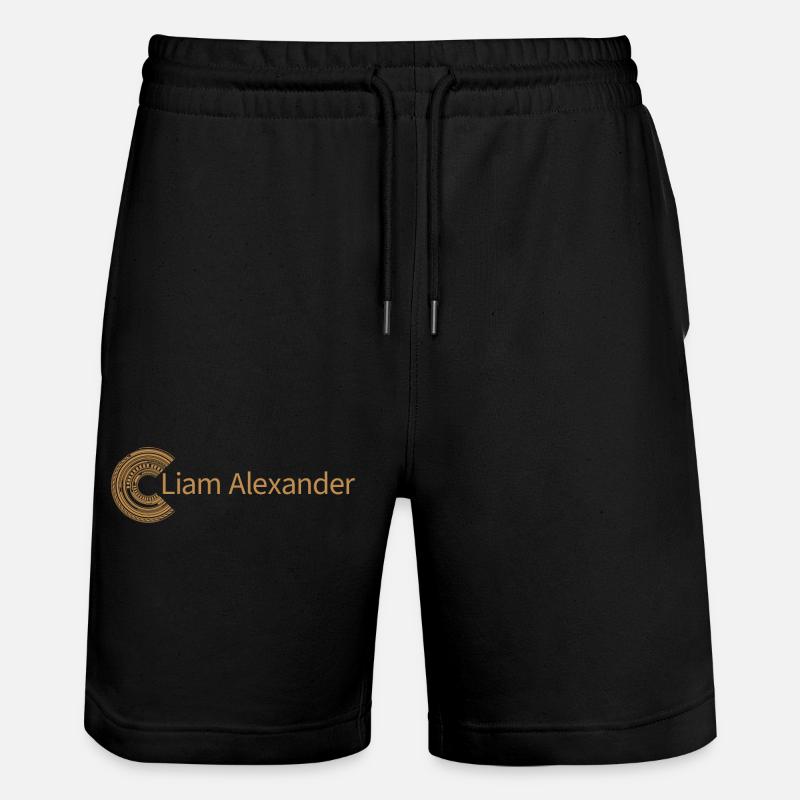 For Liam Alexander - Stanley/Stella Trainer Unisex Organic Jogging Shorts - black