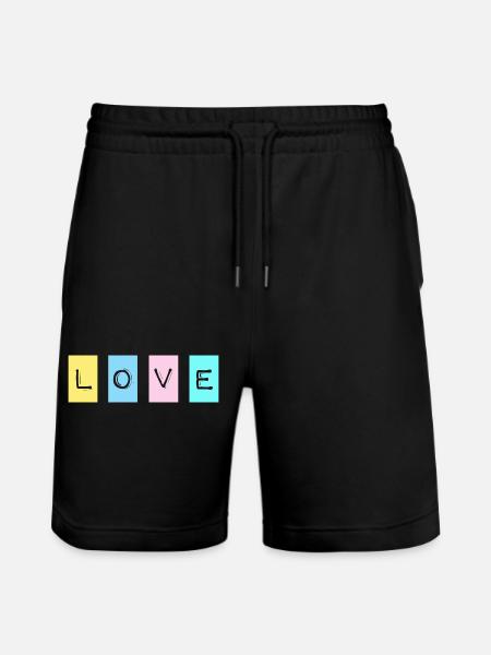 AMOUR - Short de jogging bio TRAINER Stanley/Stella unisexe - noir